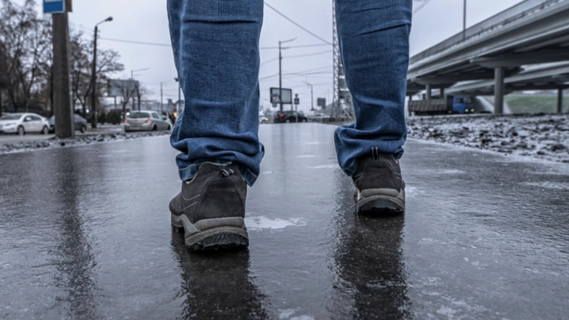 Mor deler strålende tips: Hvordan unngå å skli på isete veier