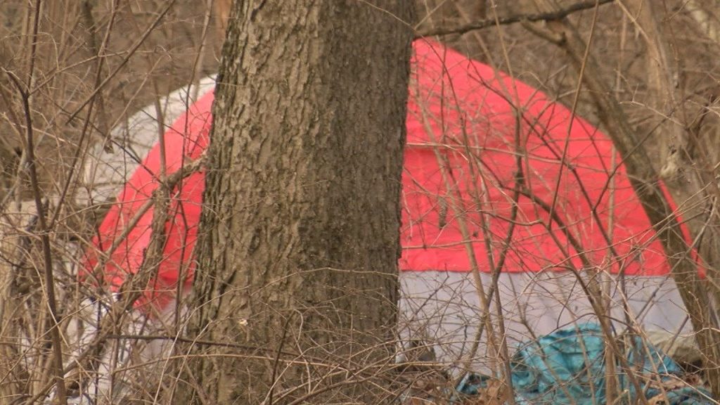 Politi kalt ut til en skog etter en mystisk oppdagelse – da de åpner teltet får de vondt i hjertet