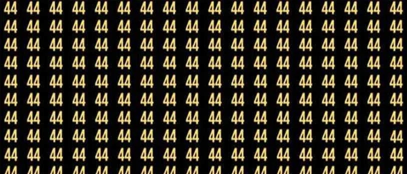Kan du finne tallet 45 på under 5 sekunder? Bare et geni klarer det