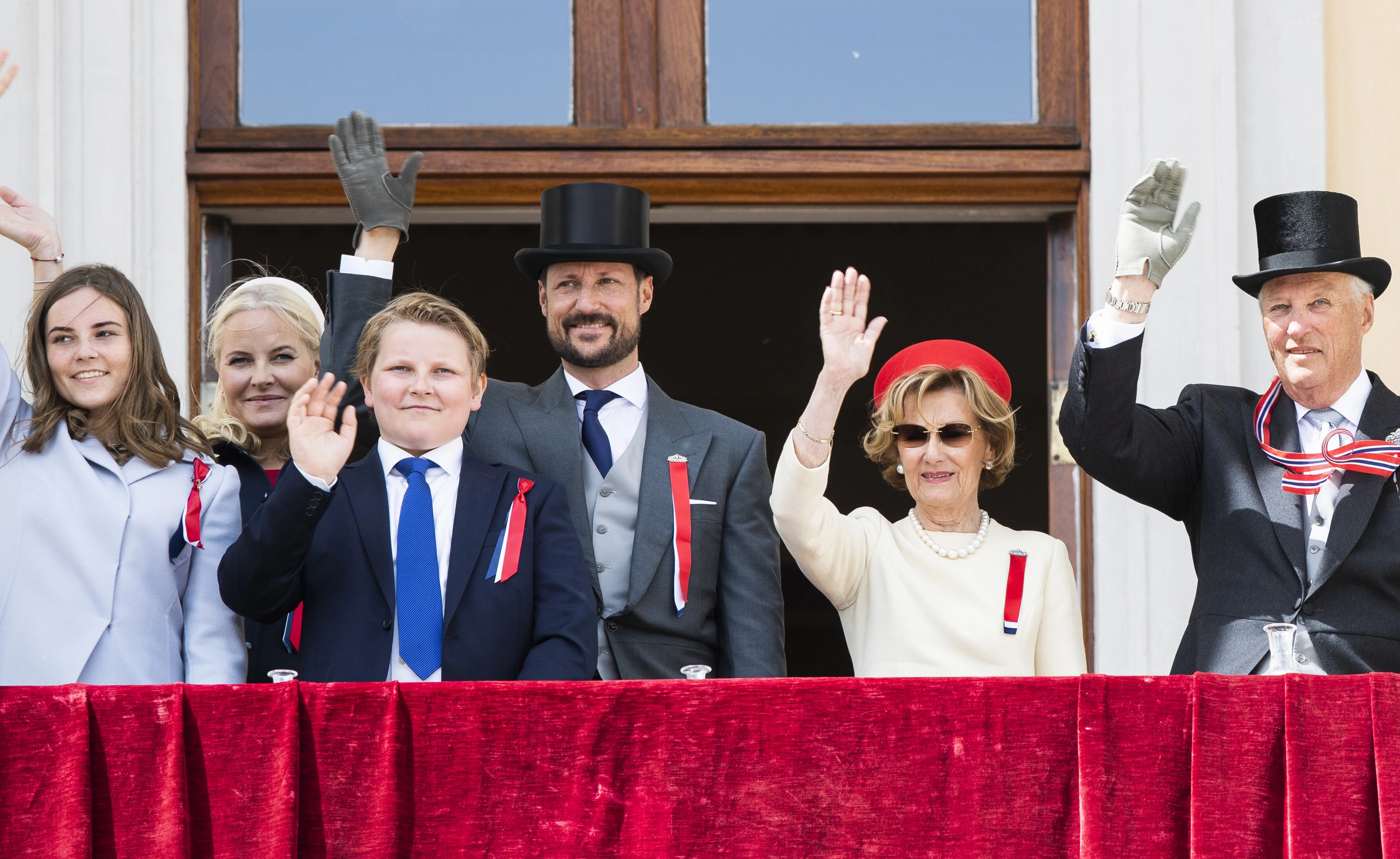 Ny melding fra Kongehuset: Disse kommer på slottsbalkongen 17. mai