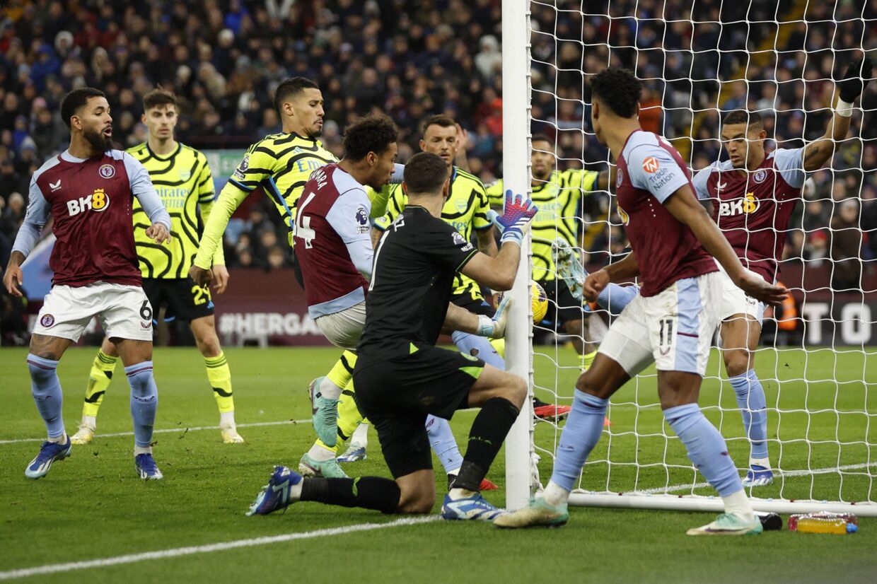 Aston Villa slo klubbrekord med seier over Arsenal