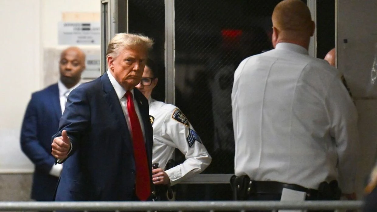 Trump sovnet under rettssaken