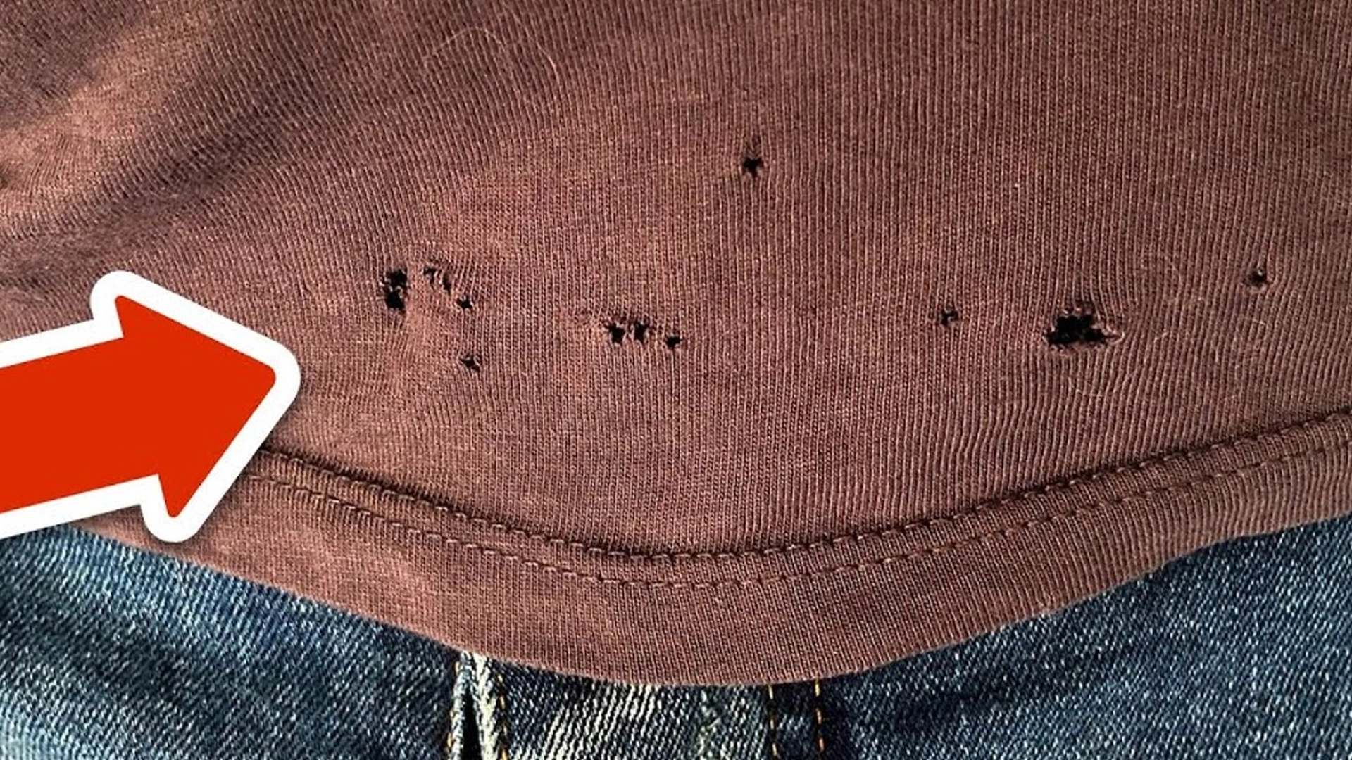 Små hull i klær: Hvor kommer de fra? Og hva kan gjøres med det?