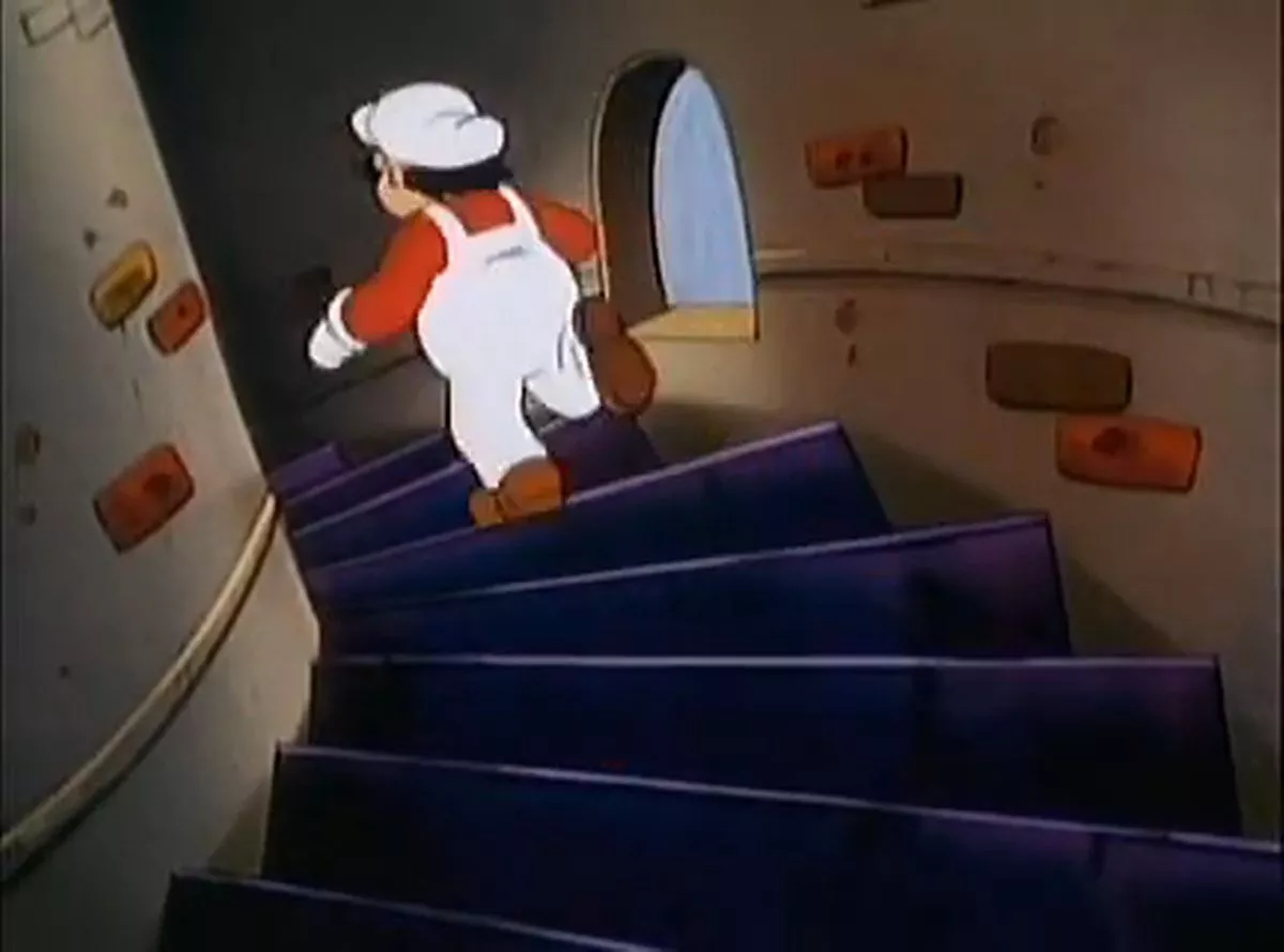 Nesten ingen klarer å finne ut hvilken vei Super Mario går i denne optiske illusjonen