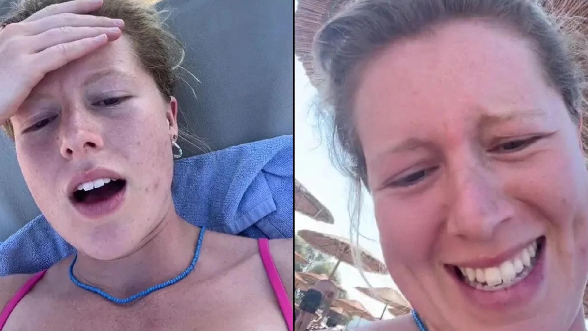 Anna sovnet på stranden: Da hun våknet, fikk hun sitt livs sjokk