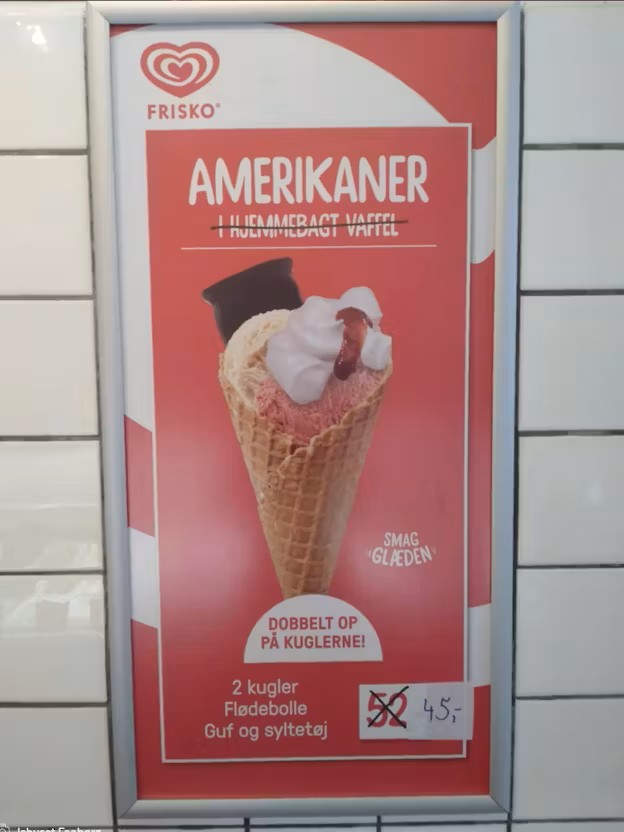 Iskiosk bytter navn på populær is – vekker sterk debatt