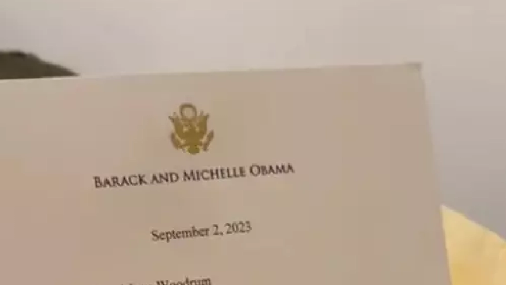 Paret sendte bryllupsinvitasjon til Barack Obama: Svaret hans gjorde dem målløse
