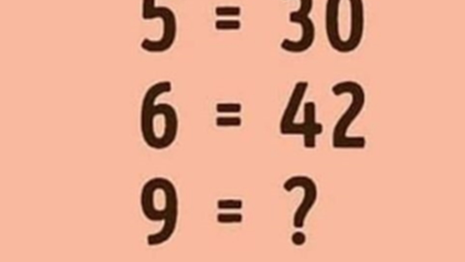 Hvilket nummer mangler? Bare dyktige matematikere kan svare på 15 sekunder