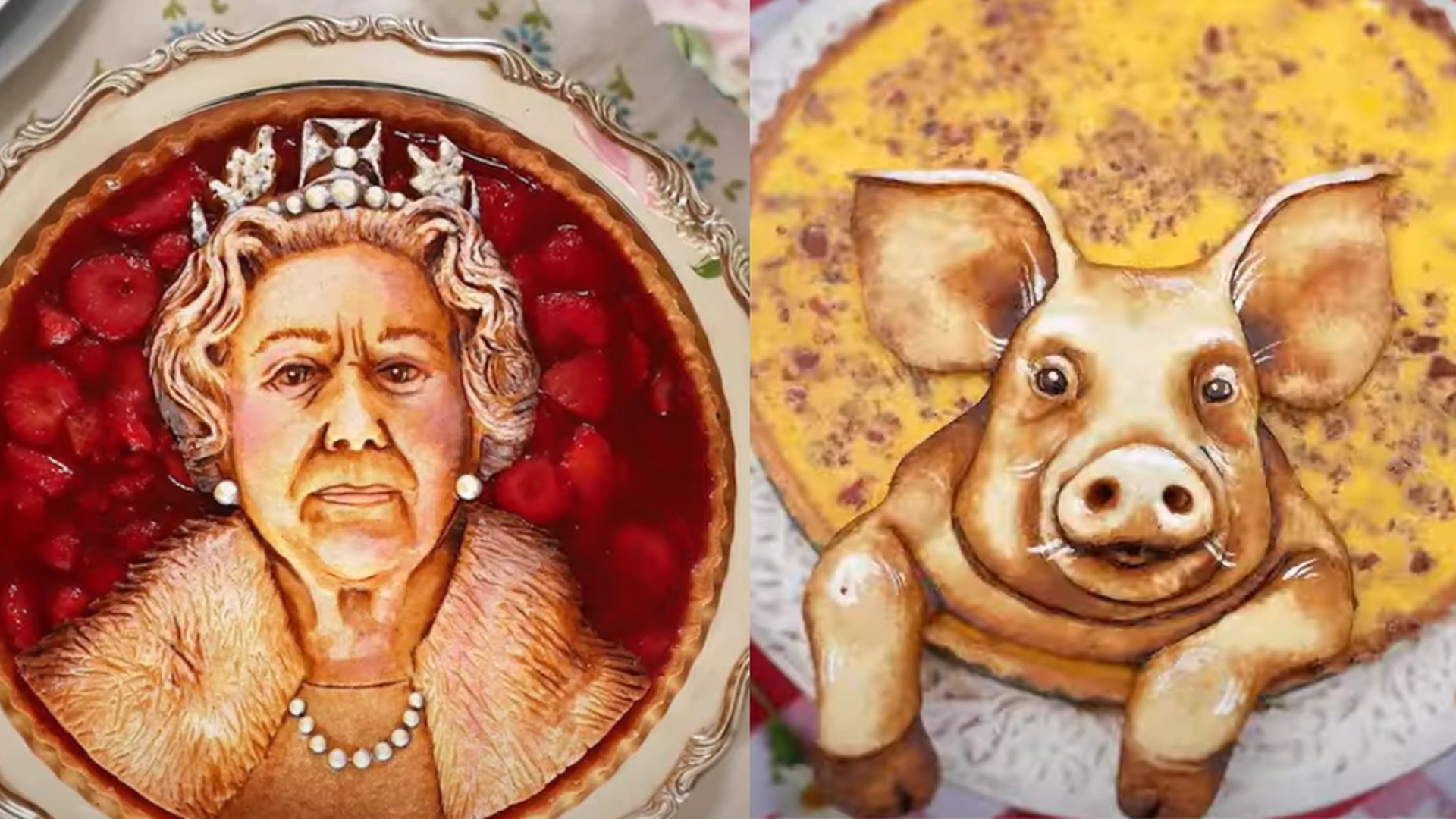 Matkunstner lager spektakulære paier som ser ut som kunstverk: Kan ta over en uke å lage én pai