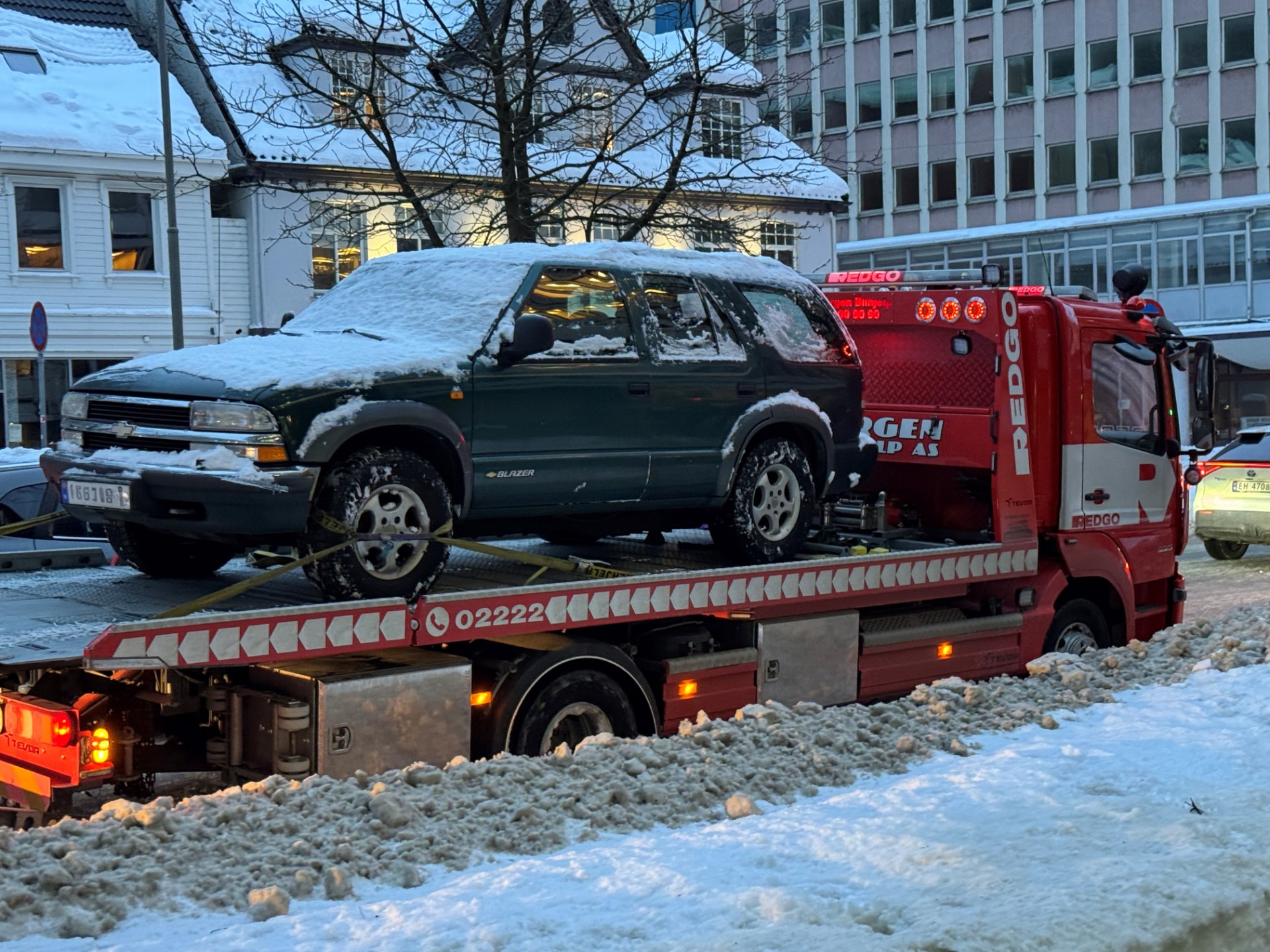 Snøvær fører til 500 bilberginger på få dager