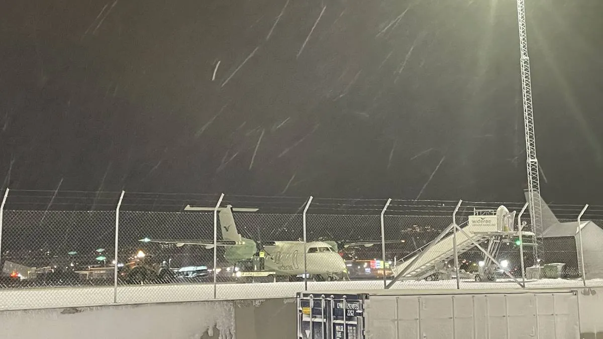 Snøstorm skaper flykaos i Nord-Norge