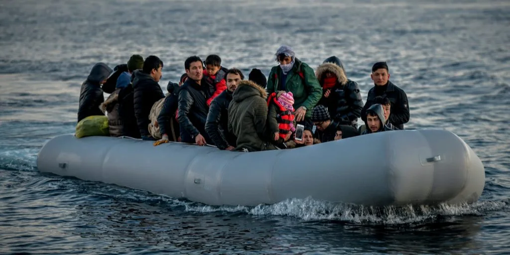 Ny rekord: Migranter strømmer inn