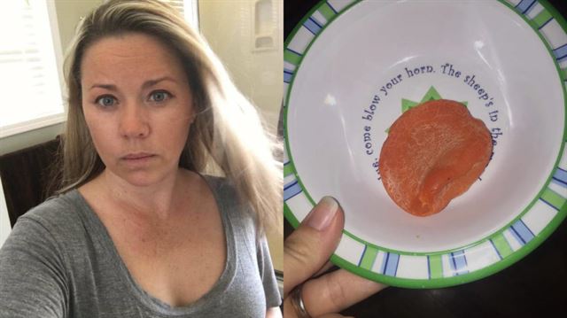 Mor finner en farget klump på badet – så oppdager hun den ekle sannheten