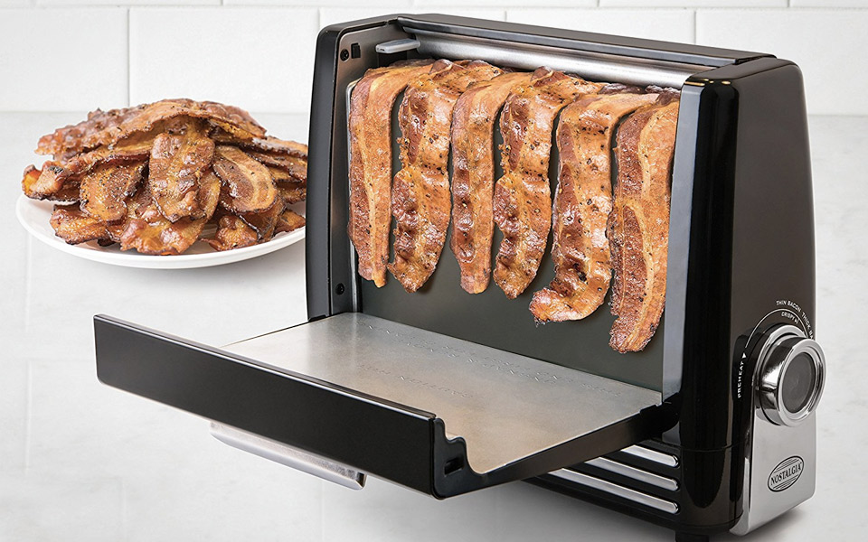 Maskinen du ikke kan unnvære: Ny bacon-rister gir deg sprø bacon hver gang