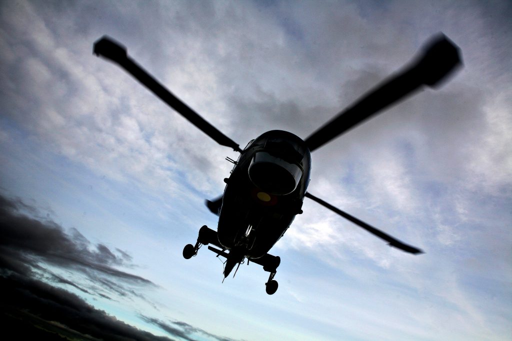 Helikopterulykke: To meldt omkommet