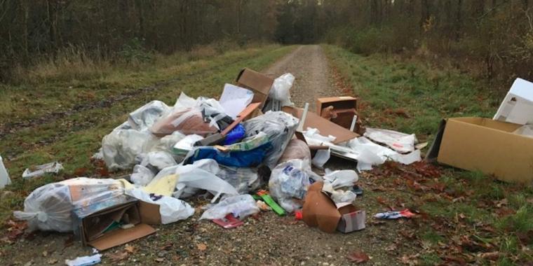 Miljøsvin kastet avfall i naturen: Hun hadde bare glemt en liten detalj