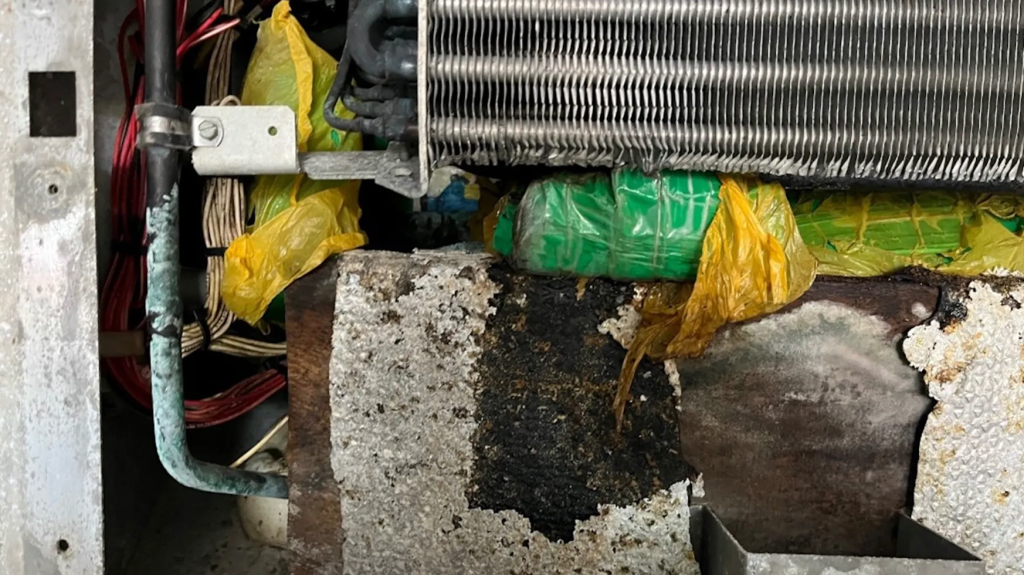 Stort funn: Tollerne finner 36 kilo kokain