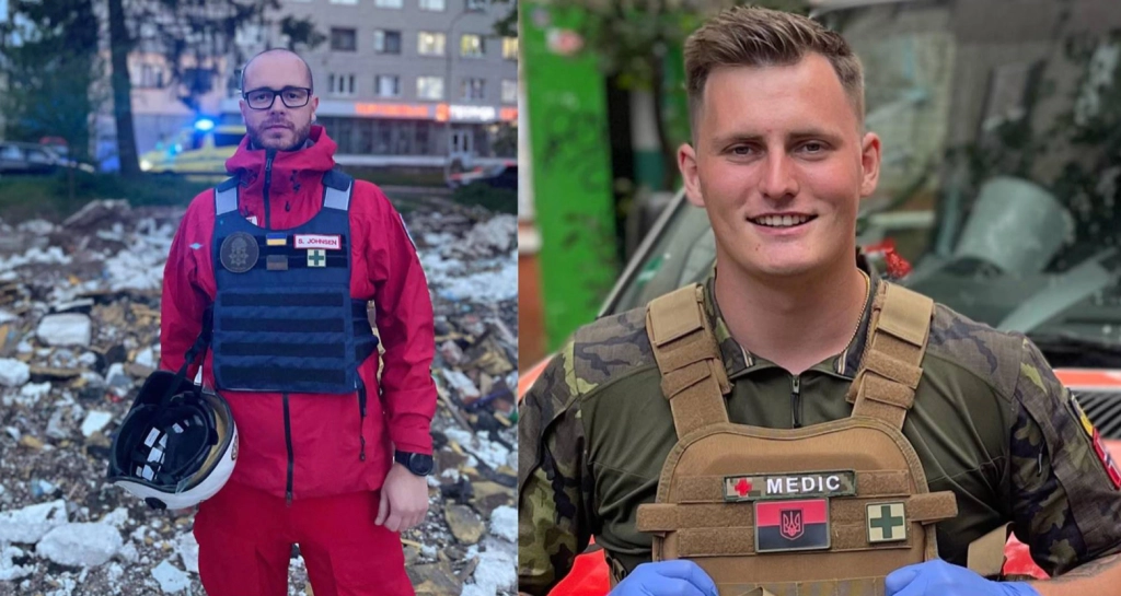 Ukraina: To nordmenn skadd av bombeangrep