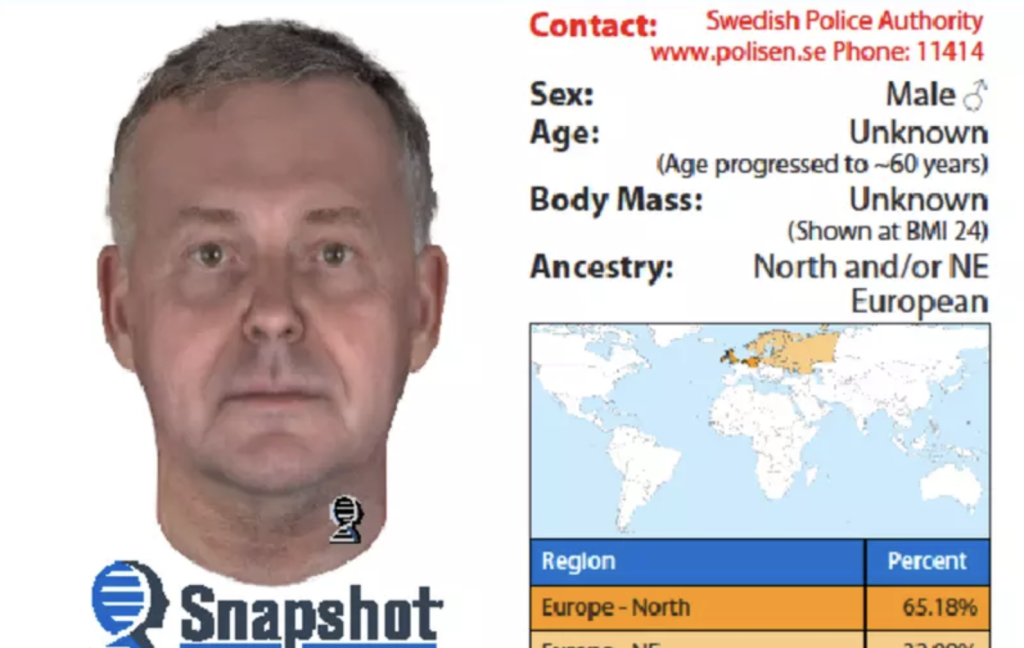 Mystisk drapssak: Politiet deler fantombilde