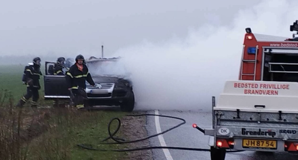Setevarme skylden for Volkswagen-brann
