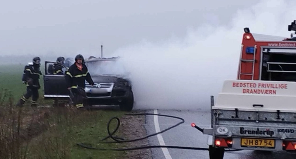 Setevarme skylden for Volkswagen-brann