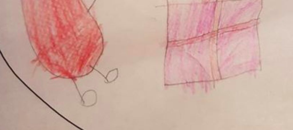 Lisa målløs over 6-årig datters frekke juletegning: Jeg trodde ikke mine egne øyne