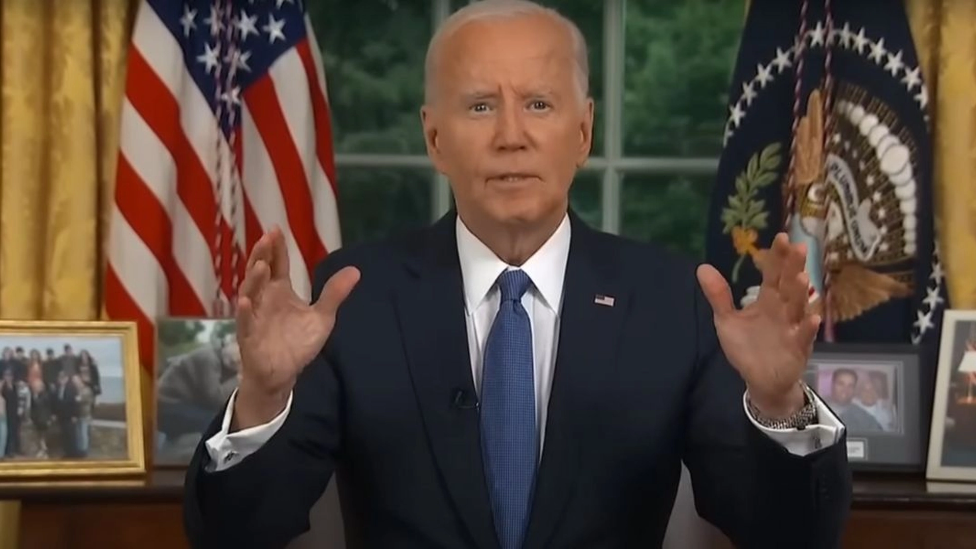 Joe Bidens første ord etter exiten: ‘Det er derfor jeg trekker meg’