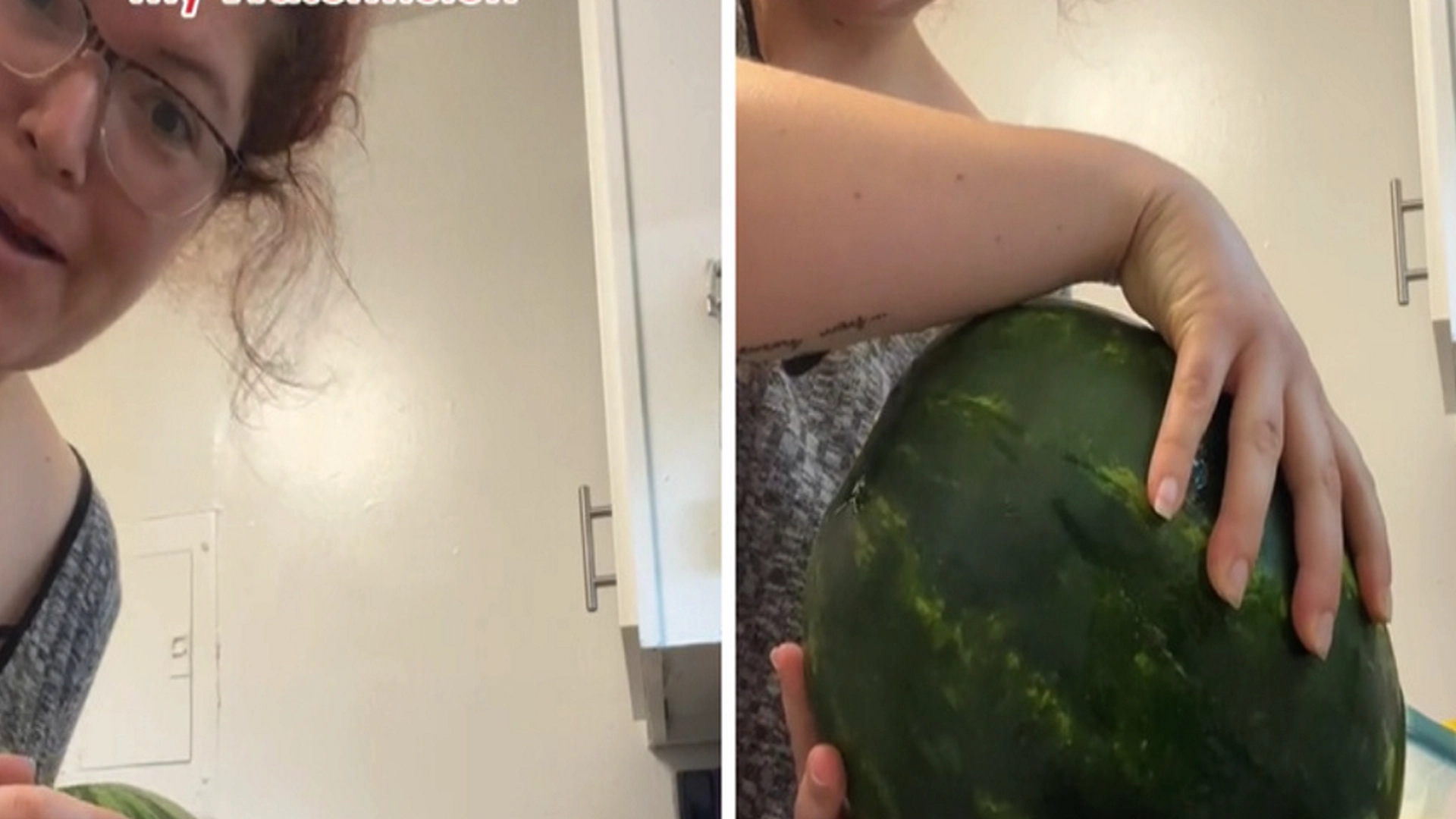 Kvinne kjøper vannmelon i Aldi: Når hun kutter den opp, kan hun ikke tro sine egne øyne