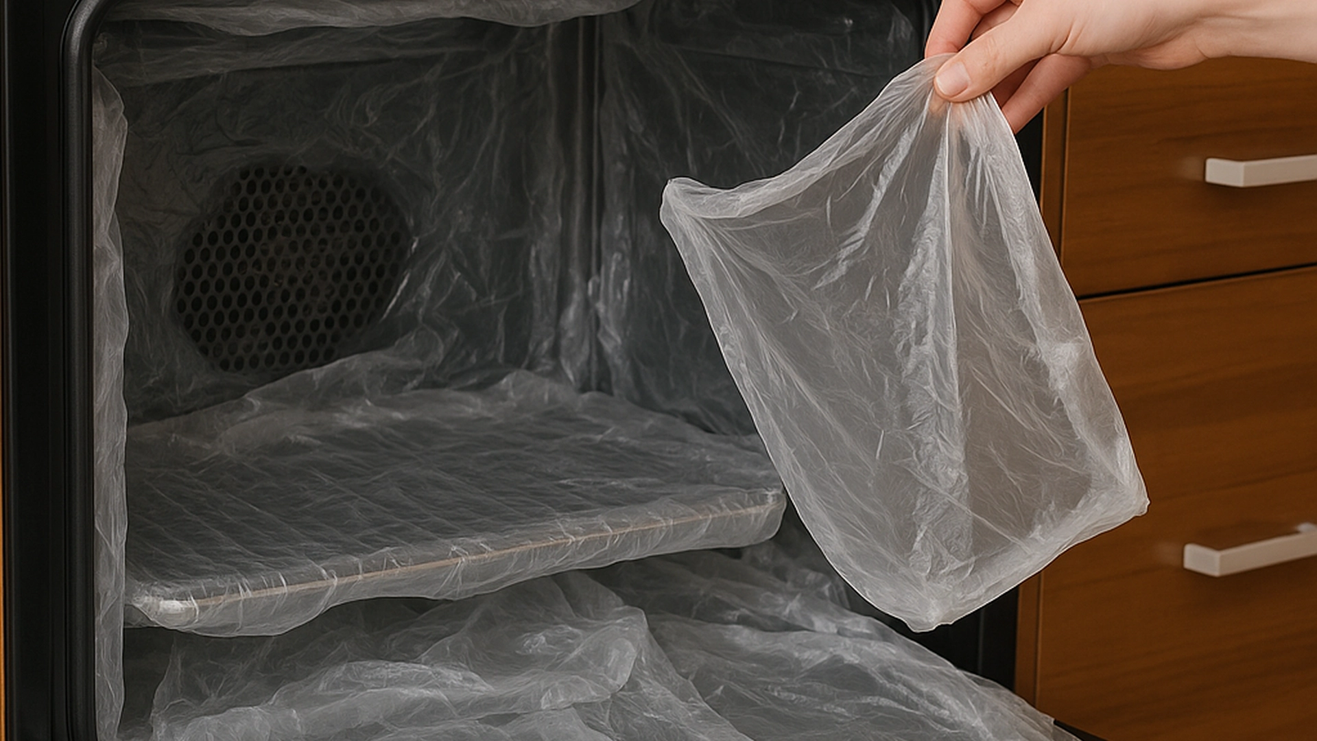 Du vil ikke tro dette ovn-trikset med plastposer: Så enkelt blir den skinnende ren!