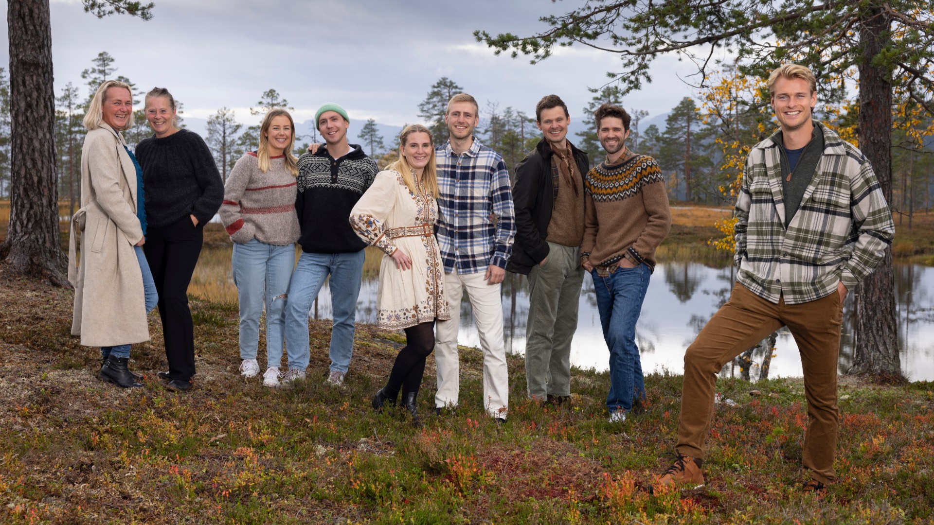 Her er deltakerparene i «Fjellhytta»