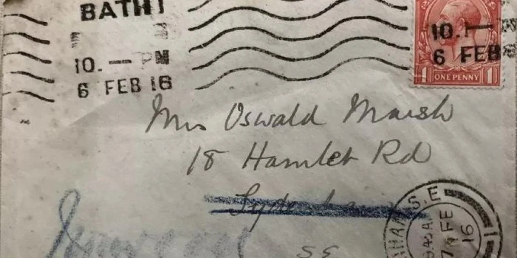 Brevet fra 1916 ble nylig levert til adressen: Da mannen åpnet det, fikk han et stort sjokk.