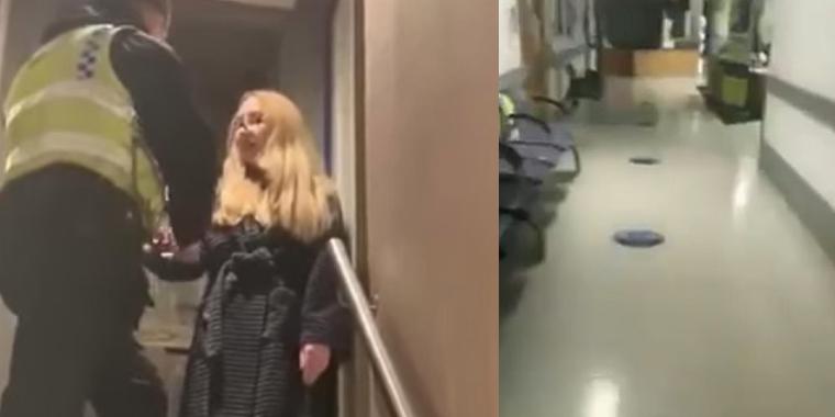 Lockdown aktivist snek seg inn på et tomt sykehus med skjult kamera: Det skulle hun aldri ha gjort det