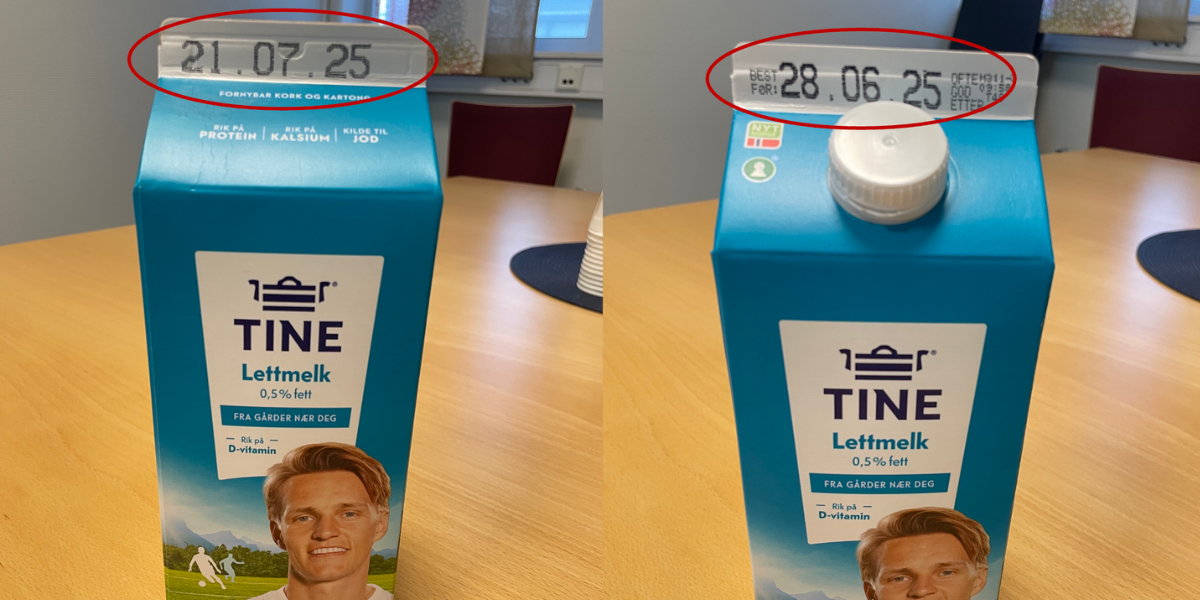 TINE med viktig melding til melkeelskere: Sjekk datoen før du heller i kaffen!