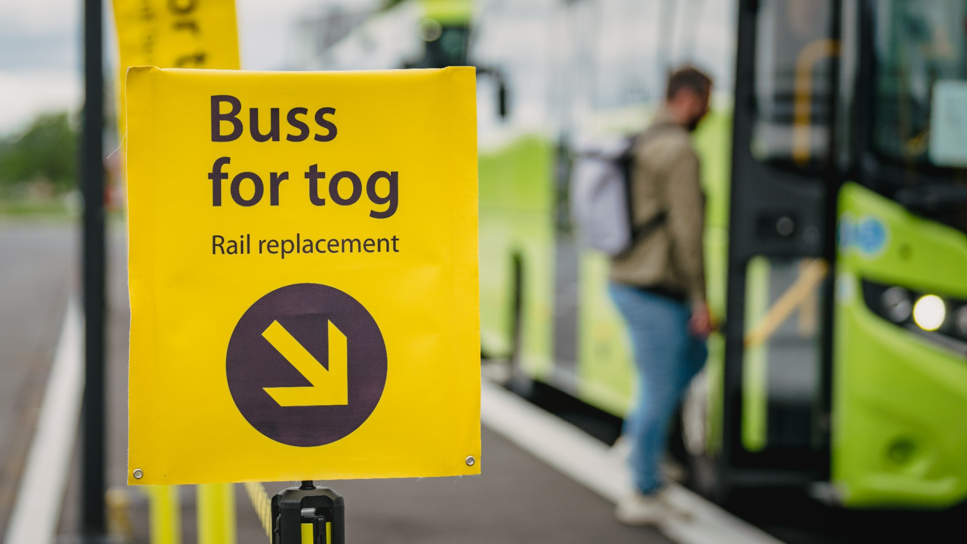 Slik blir togsommeren: Her blir det buss for tog