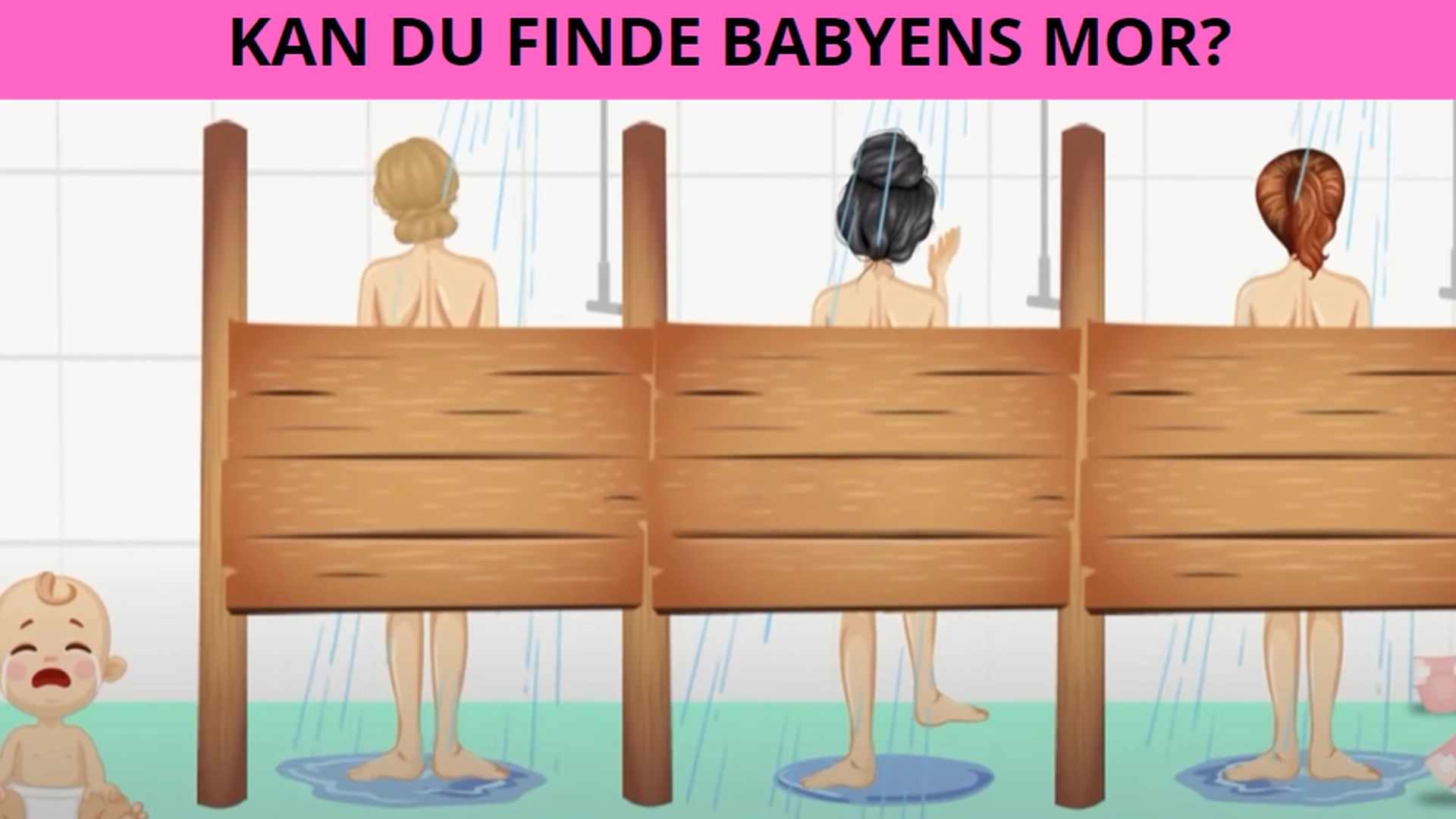 Har du en skarp hjerne? Se om du kan identifisere den gråtende gutten’s mor