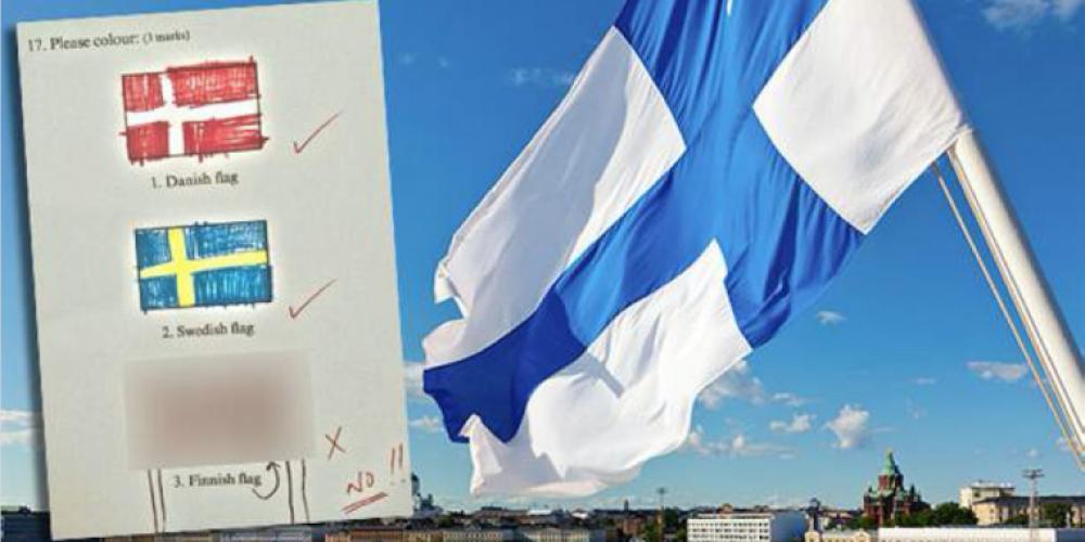 Eleven skulle tegne det finske flagget: Svaret hans tar nettet med storm