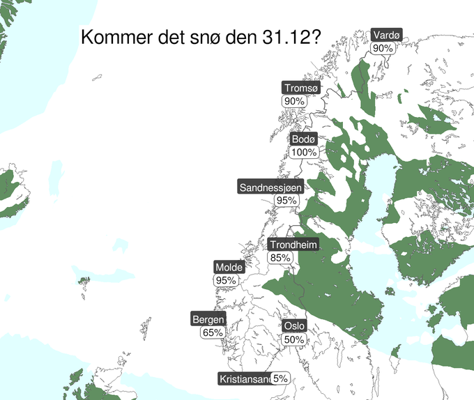 Været i dag: Fremdeles fare for snøras i fjellet