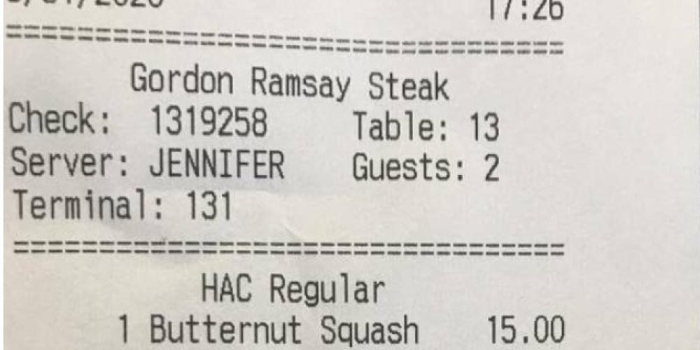 Kunde feilbedømt prisen på biff når han besøkye Gordon Ramsay restaurant: Fikk STOR regning