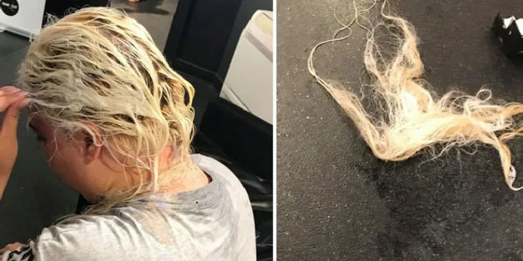 Et besøk hos frisøren fikk katastrofale konsekvenser: Plutselig lå det en stor klump hår på gulvet