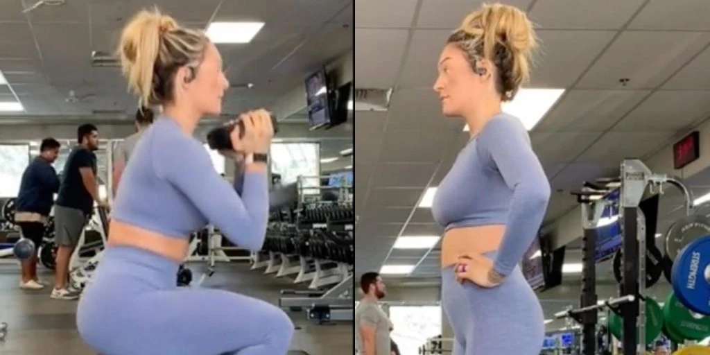 Heidi ble overveldet av mann i gymsalen: Nå blir hun hyllet for sin reaksjon