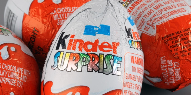 40 barn rammet av salmonellaforgiftning: Stammer fra Kinder-egg