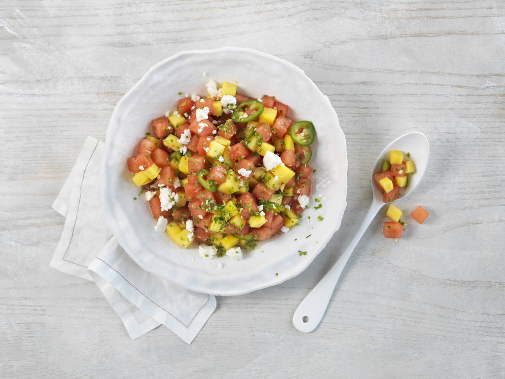 Vannmelon- og mangosalsa – perfekt tilbehør til grillmaten
