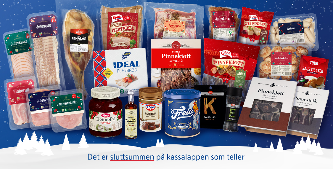 REMA 1000 tar grep og kutter prisene på over 100 julevarer