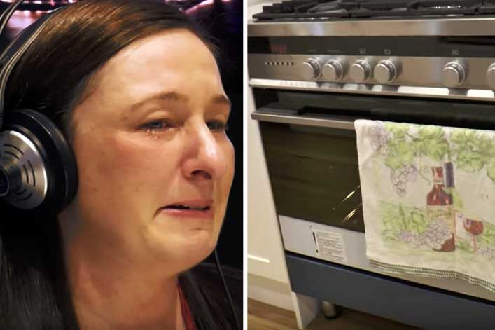 Mannen hennes forlot henne da hun var gravid i 8. måned – 5 uker senere finner hun dette i ovnen