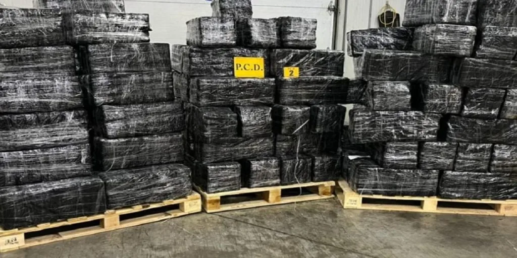 Fruktcontainer beslaglagt: Inneholdt flere tonn narkotika