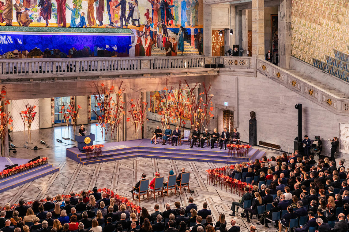Disse kommer på Nobelprisutdelingen i dag