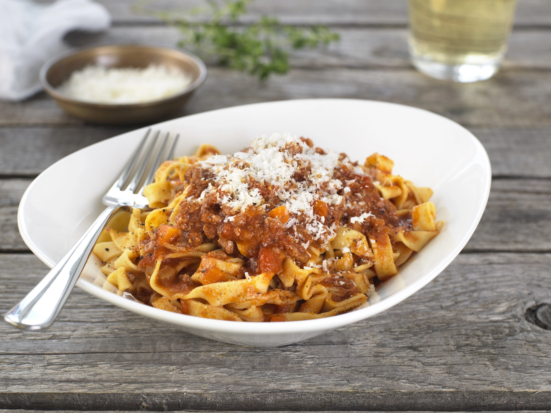 Pasta Bolognese: enkel middag ved stengte matbutikker