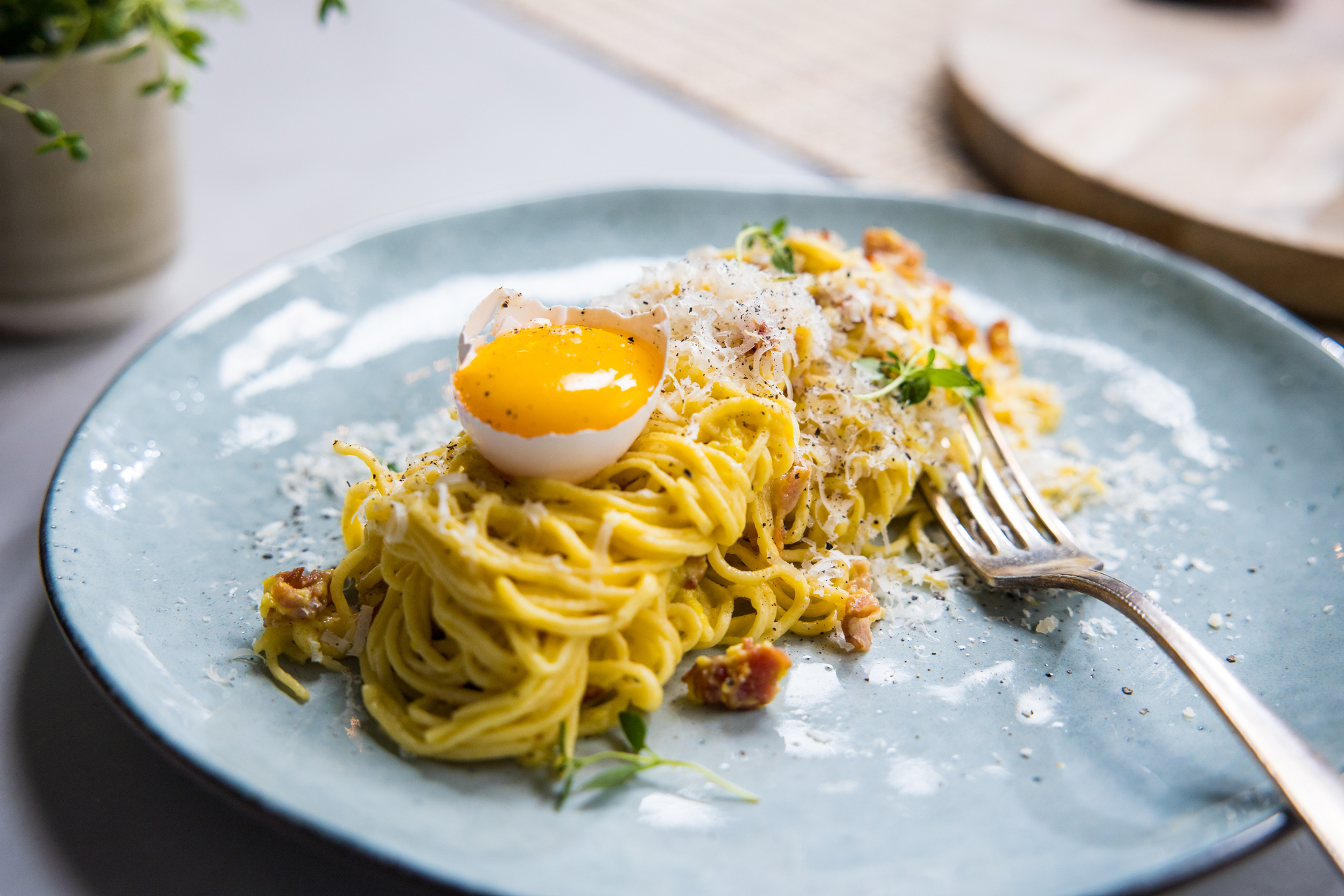 Pasta Carbonara – på den nordiske måten