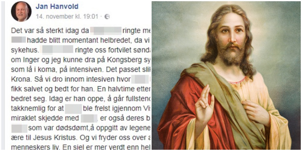 Norsk TV-pastor hevder han og Jesus reddet manns liv: Nå blir han hengt ut som løgner i sosiale medier