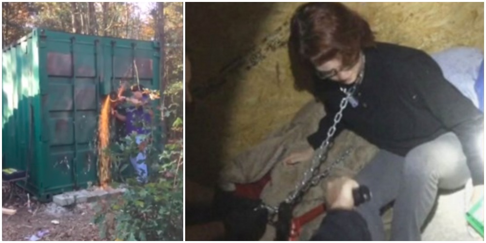 Holdt lenket i container: Her blir 30-årig kvinne reddet fra en seriemorder